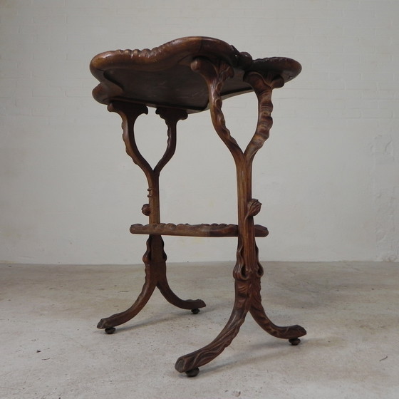 Image 1 of Jugendstil-Teetisch im Stil von Emile Galle