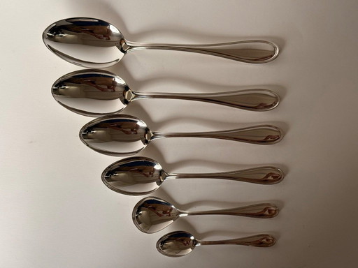 Wilkens Sterling Silber Schwedisches Faden-Besteck, 90-teilig