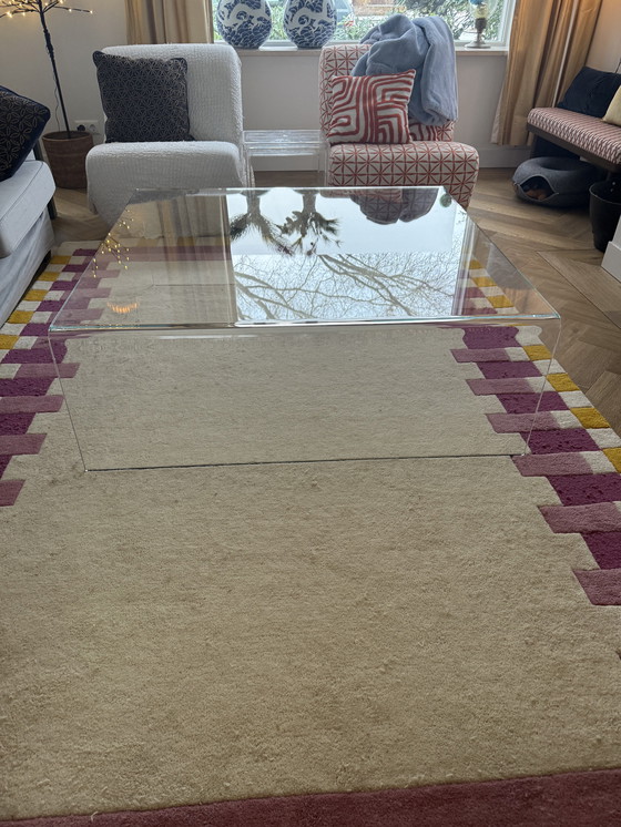 Image 1 of Vintage design table Fiam Italy