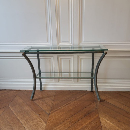 Console vintage signée Pierre Vandel Paris