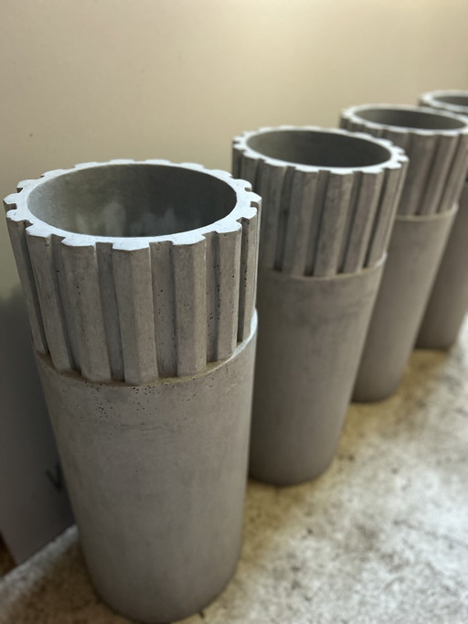 Beautiful New Concrete Planters From Serax