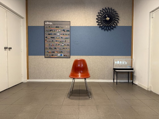 Image 1 of Herman Miller | Charles & Ray Eames | DSX | Terracotta Fiberglass – Chrome steel base | 6x