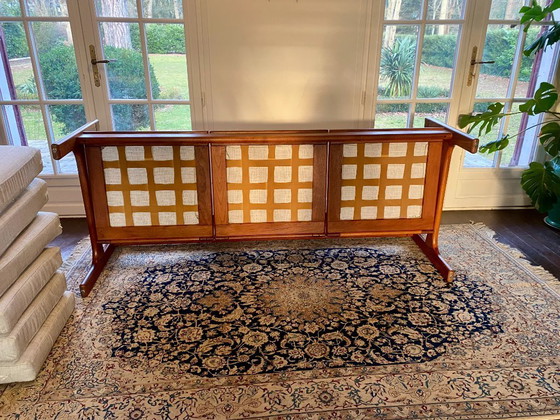 Image 1 of Danish 3-seater teak sofa – 1960s