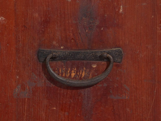 Small antique Japanese cupboard - Meiji / Taishō Period (c. ) #68 – Storage cabinet, Iron (photo 31 of 40)