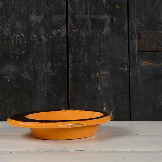 Vintage Orange Ceramic Rometti Ashtray Catchall – Table accessories (photo 4 of 8)