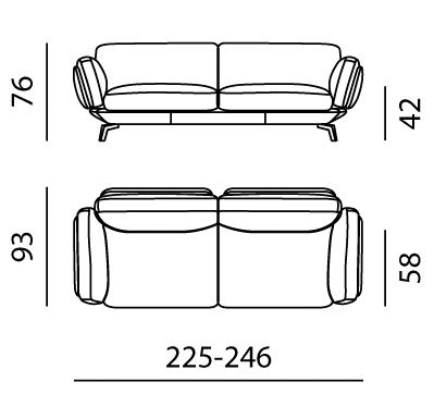 Nardo – Leolux, 3 5 zitsbanken (photo 2 of 2)