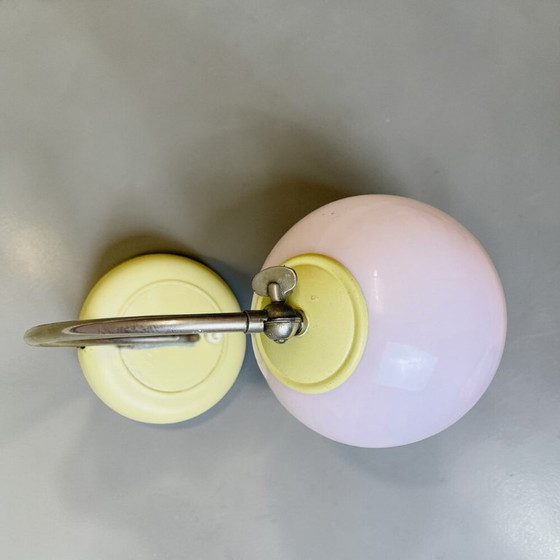 Image 1 of Lampe de table ou applique en verre rose