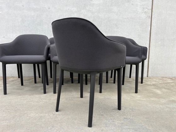 Image 1 of 4x Vitra Softshell Stühle