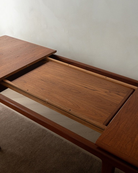 Danish Modern Teak Extendable Dining Table Attributed to Sven Ellekaer, Denmark, 1960s – Wood (photo 5 of 18)