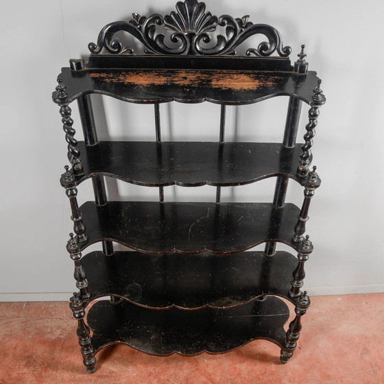 19th Century Étagère Bookcase with Open Shelves – Shelving unit, Klassiek (photo 3 of 39)