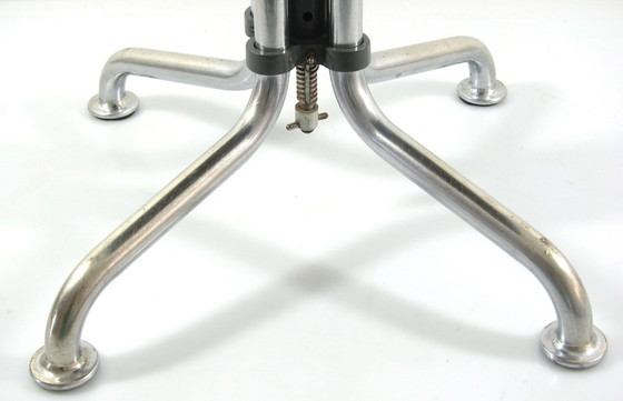 Image 1 of Chaise de bureau Gispen bleue vintage des années 1930