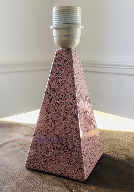 Image 1 of Lamp base in Brussels porcelain with a terrazzo effect