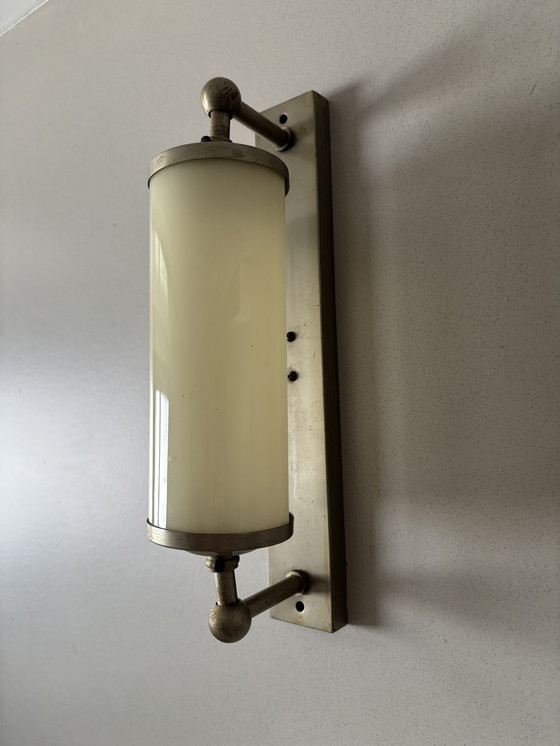 Image 1 of Tubular Art Deco wall lamp 1930s Bauhaus