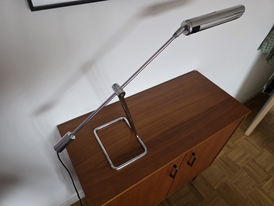 Lampada scandinava Abo Randers anni '70 – Lampade da scrivania, Metal, Chrome (photo 6 of 10)