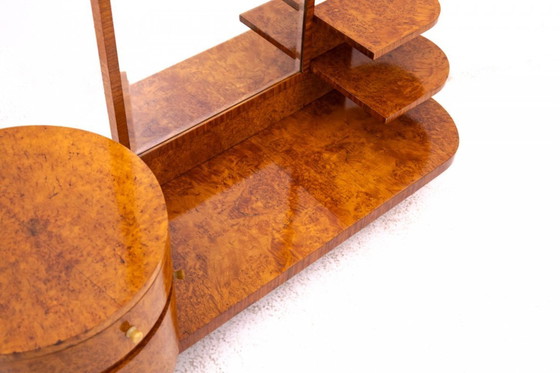 Image 1 of Tocador Art Decó de mediados del siglo XX, Polonia.