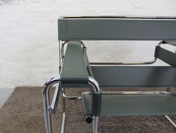 Image 1 of Green Wassily Chair Marcel Breuer Knoll Seats