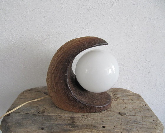 Lampada da tavolo in ceramica Doria Leuchten, anni '70 – Lampade da tavolo, Glass (photo 3 of 9)