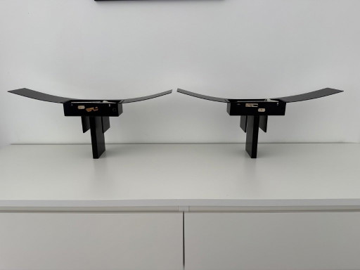 Par de apliques de pared JEAN MICHEL WILMOTTE, diseño de los años 80, PALAST Starck Memphis