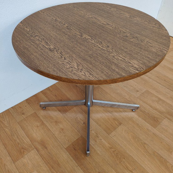 Image 1 of Vintage round Mid Century Modern dining table