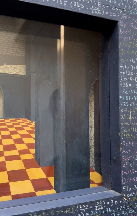 Image 1 of Surrealistische Op Art-compositie. Engeland, jaren 80.