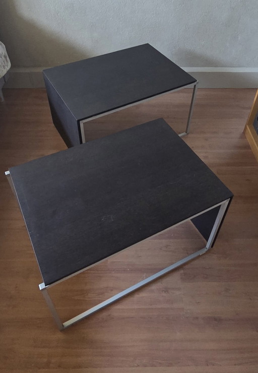 2 designer coffee tables (possibly Metaform)