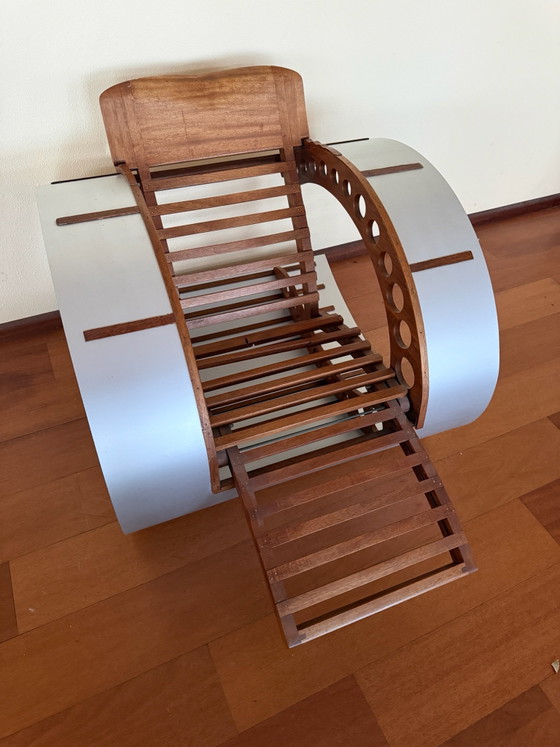 Design Rocking chair – Wood, Aluminium (photo 7 of 8)