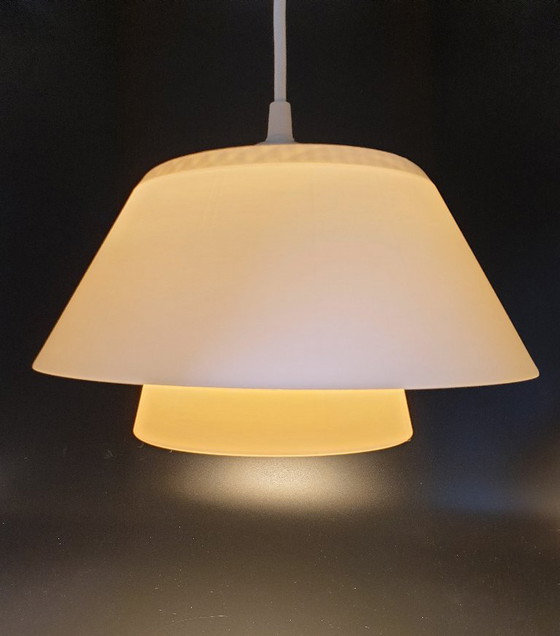 Image 1 of Lampe design - LL11 Blanc pur - Design danois - Suspension - Matériau éco-responsable et durable
