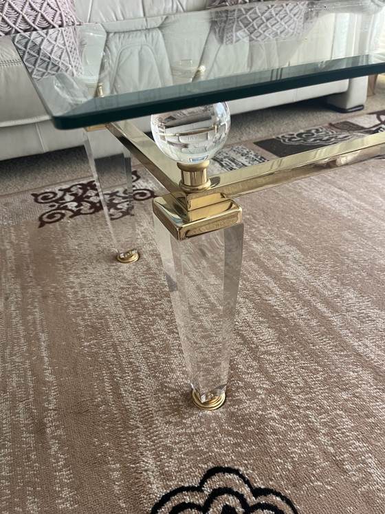 Glass Coffee Table – Metal (photo 5 of 5)