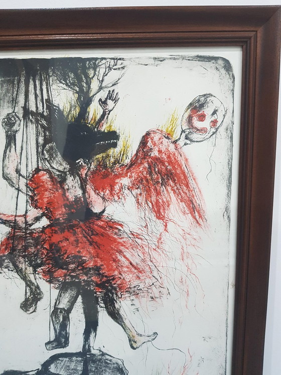 Johanna Bogadottir, In the Red Dress, 1980s, Lithograph – Lithographs & prints (photo 3 of 9)