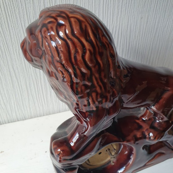 Image 1 of Scheurig&Greulich. Leeuw met klok en 2 kandelaars 1920-1930