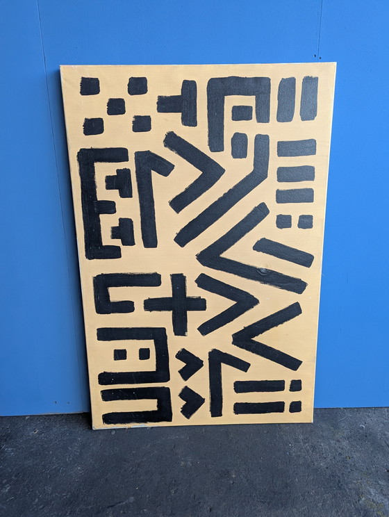 Image 1 of Abstract painting on canvas 100x150cm