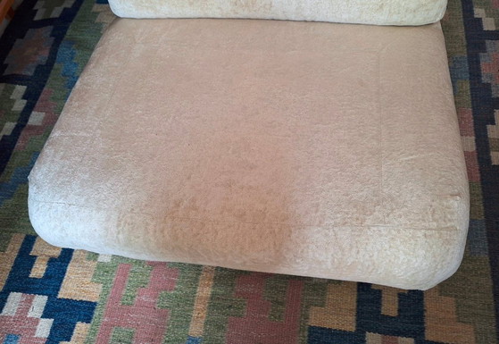 Image 1 of Italienischer Lounge-Sessel aus Fiberglas und Mohair im Stil von Mario Bellini, 1960er Jahre