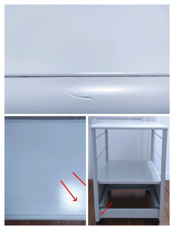 Image 1 of lacquered metal side table by agfa