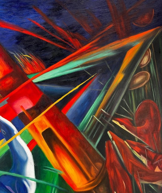 Image 1 of Tierschicksale (1913) - Franz Marc - hand-painted oil on canvas (rolled)