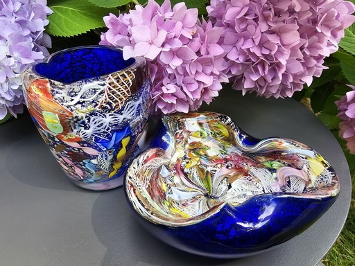 Murano “Tutti Frutti” schaal & vaas