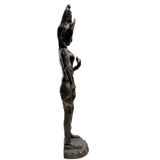 Tara de Bronce de Pie – Estatua Himalayana Esbelta – Lote 472 – Esculturas, Bronze (photo 3 of 10)