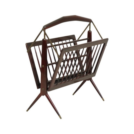 Image 1 of Italian Magazine Rack Magazine Rack Cesare Lacca