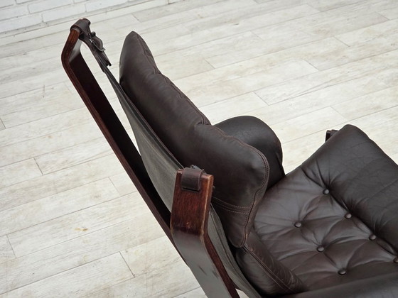 Anni '70, sedia norvegese di Sigurd Ressel, modello "Falcon". – Poltrone, Legno (photo 11 of 19)