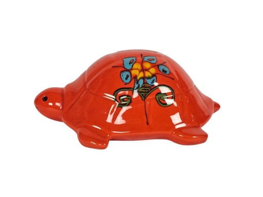 Sica Sicart Ceramica – Schildkröte – Vintage-Sparschwein – Italien – 70er Jahre