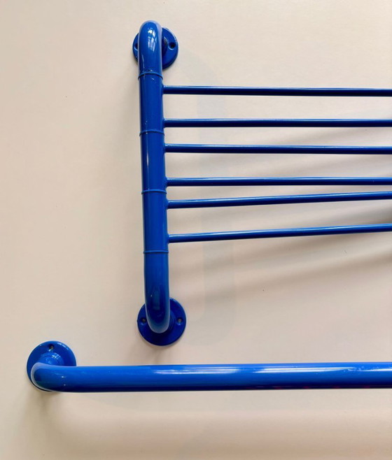 Image 1 of Set da bagno vintage - portasciugamani - metallo verniciato stile industriale