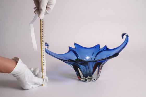 Image 1 of Bol Murano bleu cobalt