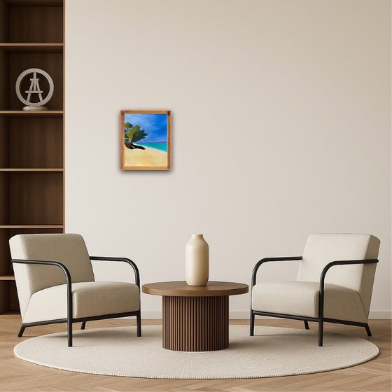 Image 1 of Acryl auf Leinwand 30 x 24 cm. Zum Einrahmen.