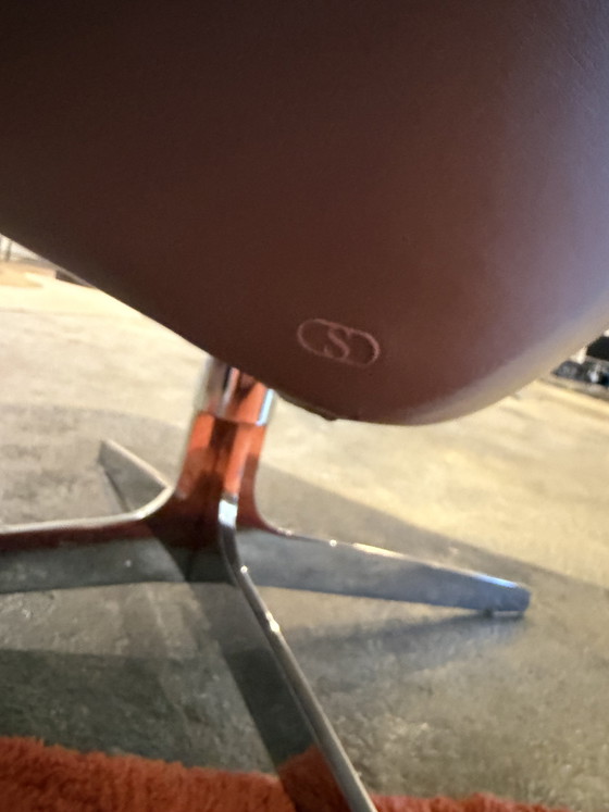 Image 1 of DS 144 „draaifauteuil“ Leder taupe