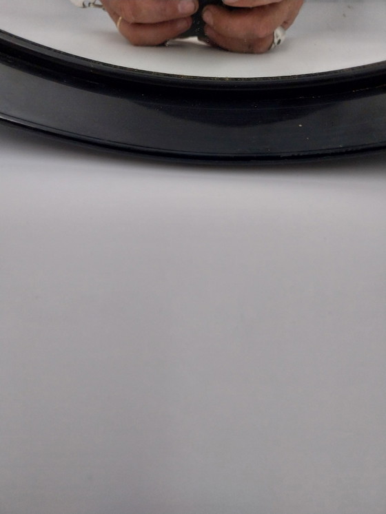 Image 1 of 1 x specchio collegiale in plastica nera di Salc Cantu Italia