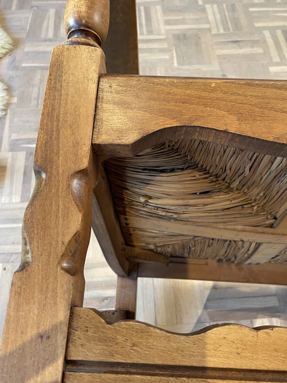 2 fauteuils in de Arts & Crafts-stijl uit de jaren 1920. – Wood, Wicker (photo 14 of 15)
