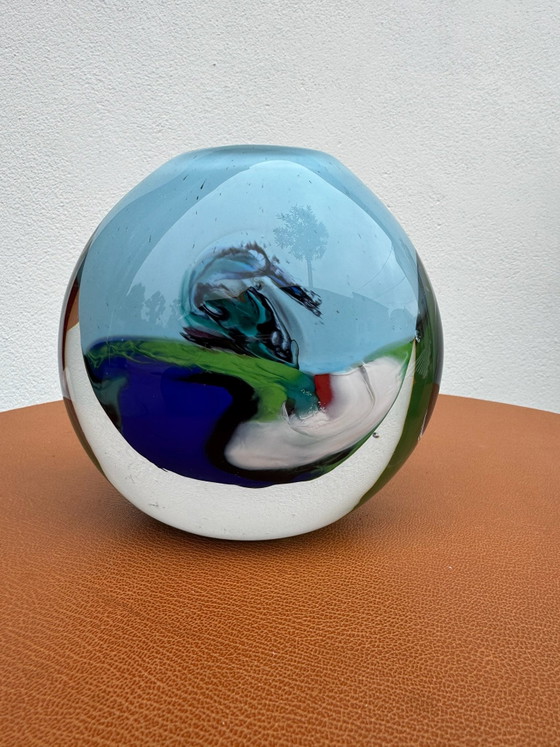 Vaso in vetro soffiato d'arte, Vasi, Multicolore (foto 10 di 10)