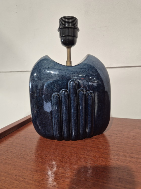 Image 1 of Vintage Art Deco revival ceramic table lamp French