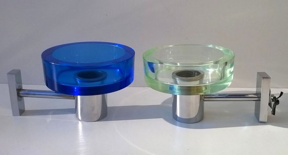 Image 1 of Aplique de Murano Seguso Flavio Poli blu, años 70.