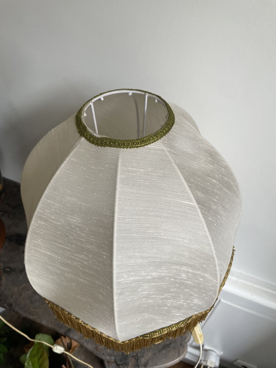 Image 1 of Lampe à Poser Vintage en Céramique Noire