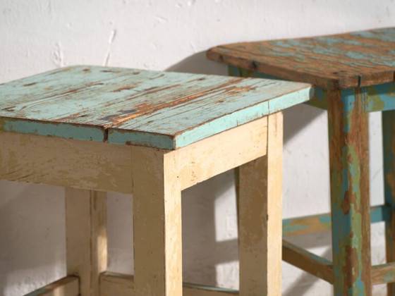 Antique bedside tables in pine wood – Central Europe, circa 1940 #4 – Nightstands, Rustic (photo 18 of 40)